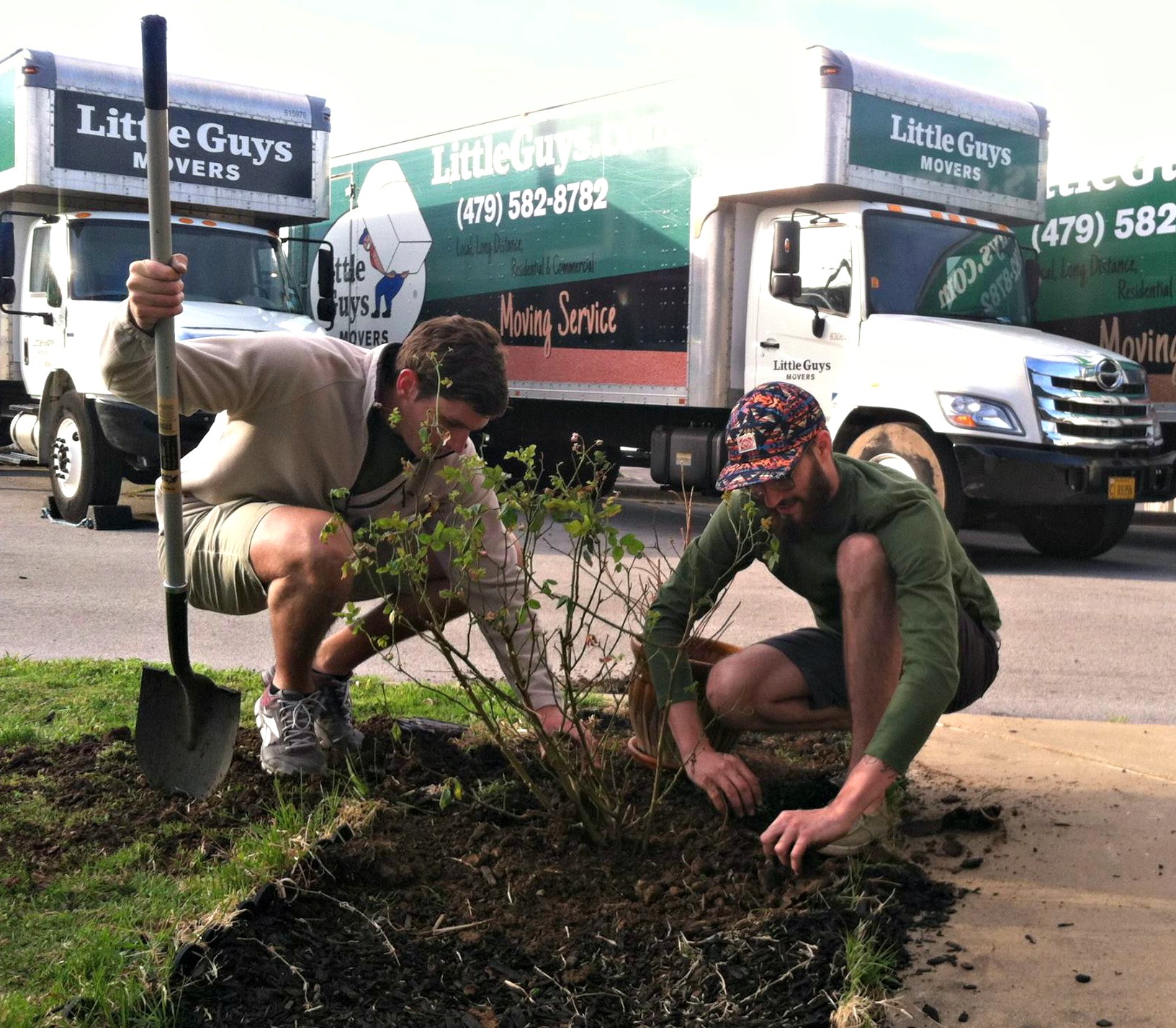 Little Guys Movers make things beautiful in Fayetteville