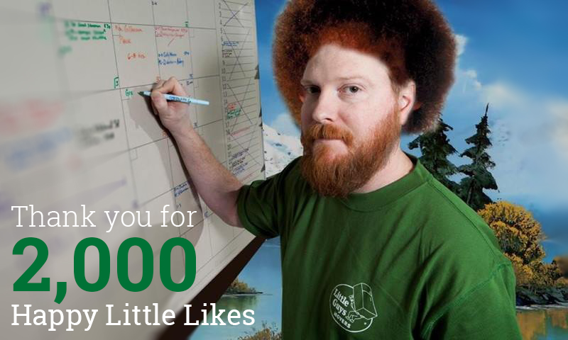 Little Guys Movers Lexington hit 2,000. Thank you!