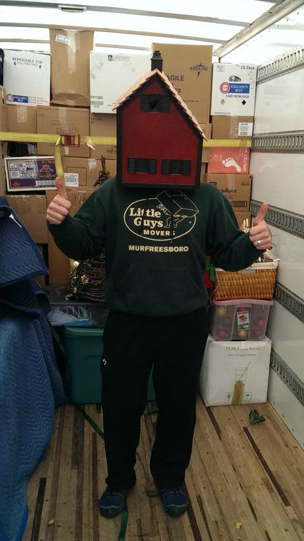 This Little Guy moves houses all by himself.