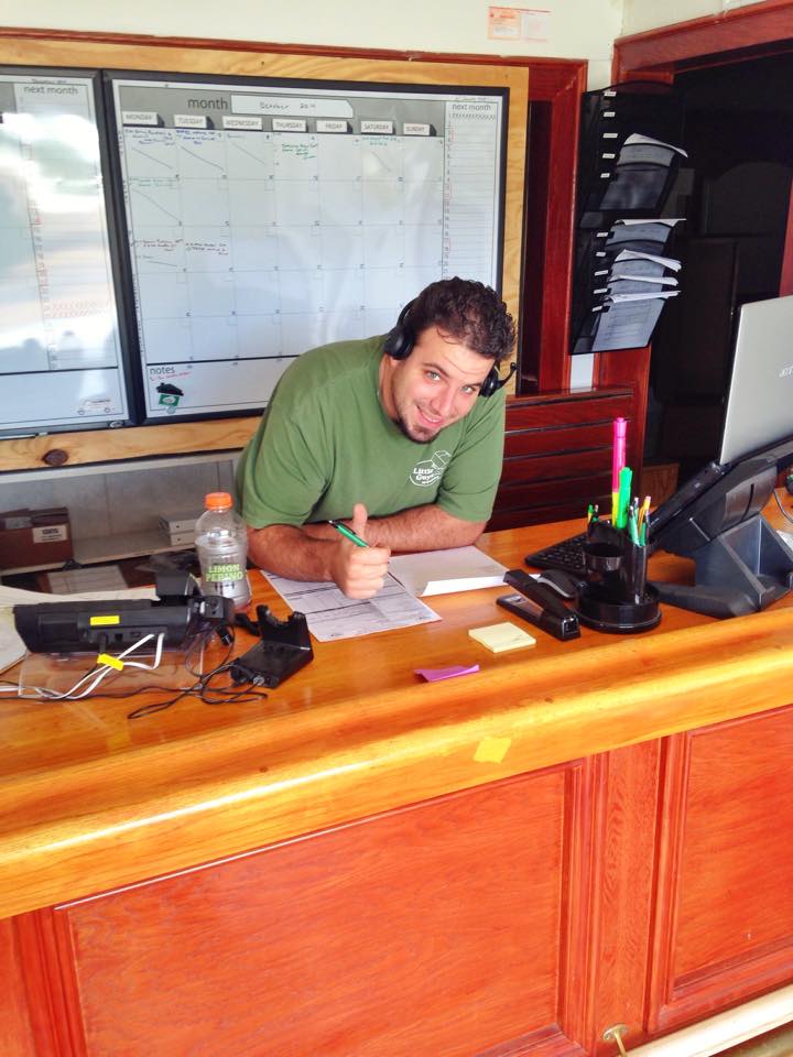 Mover Peter is now training in our office.