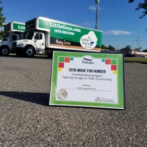 Fight hunger with us! Join Little Guys Movers in our mission to help the community, one move at a time.