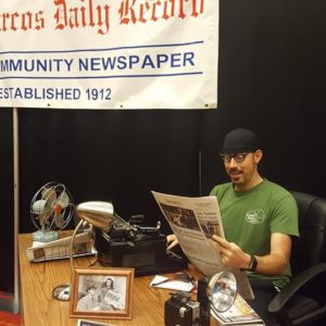 Nothing like reading the local San Marco’s paper and getting ready to take on the day the Little Guys way.