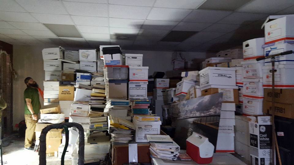 Never overwhelmed, this Little Guy is ready to take on the challenge of moving a mountain of boxes for a customer.