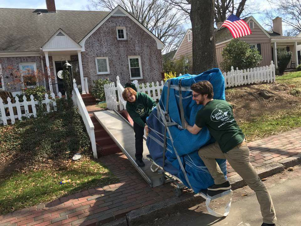 Greensboro heavy object moving outside home