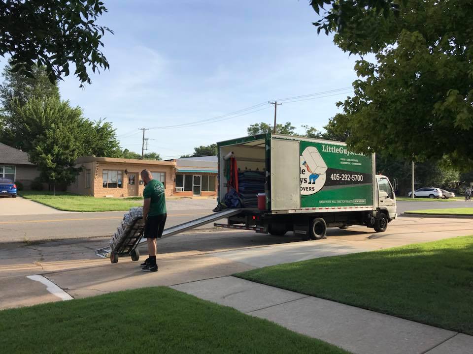 meals on wheels norman donations going onto little guys movers truck
