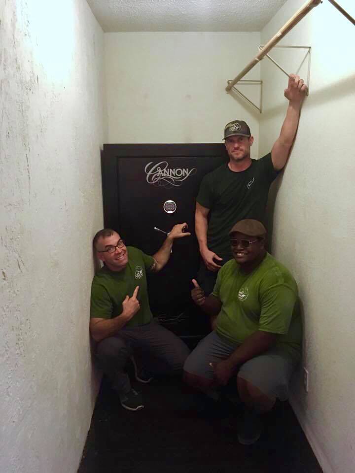 little guys movers lubbock inside closet with large safe