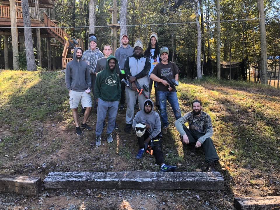 little guys movers employee appreciation day paintball